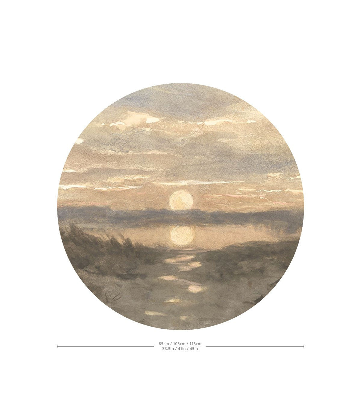 Punkte Sonnenuntergang