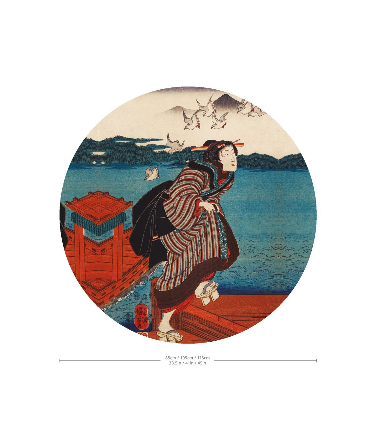 Dots The Red Departure - Wallcolors®