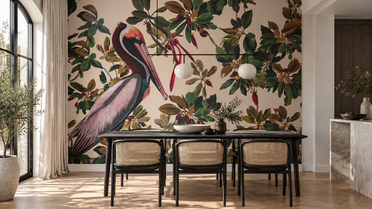 Tapeta Vintage Pelicans