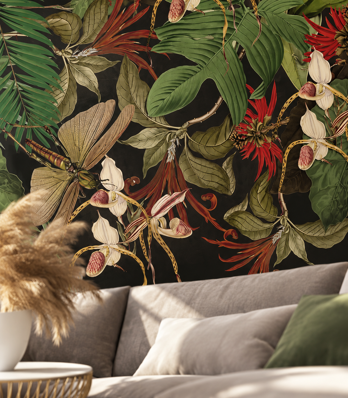 Wallpaper Tropical Composition