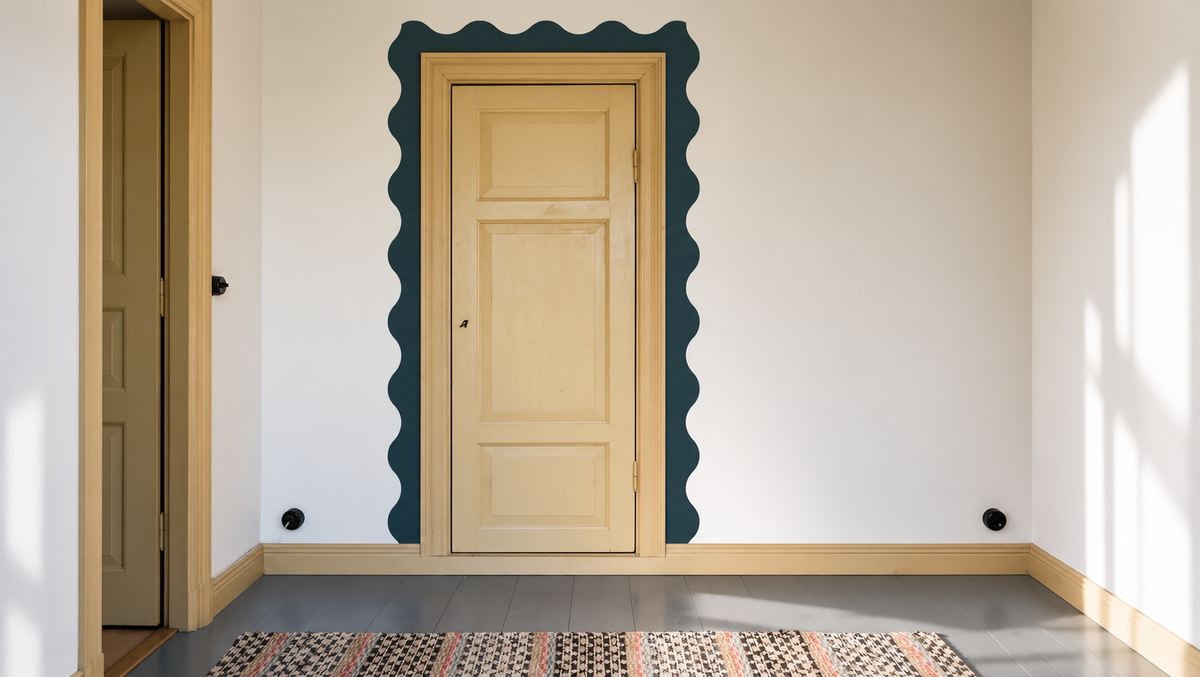 Papel pintado Waves Midnight Teal