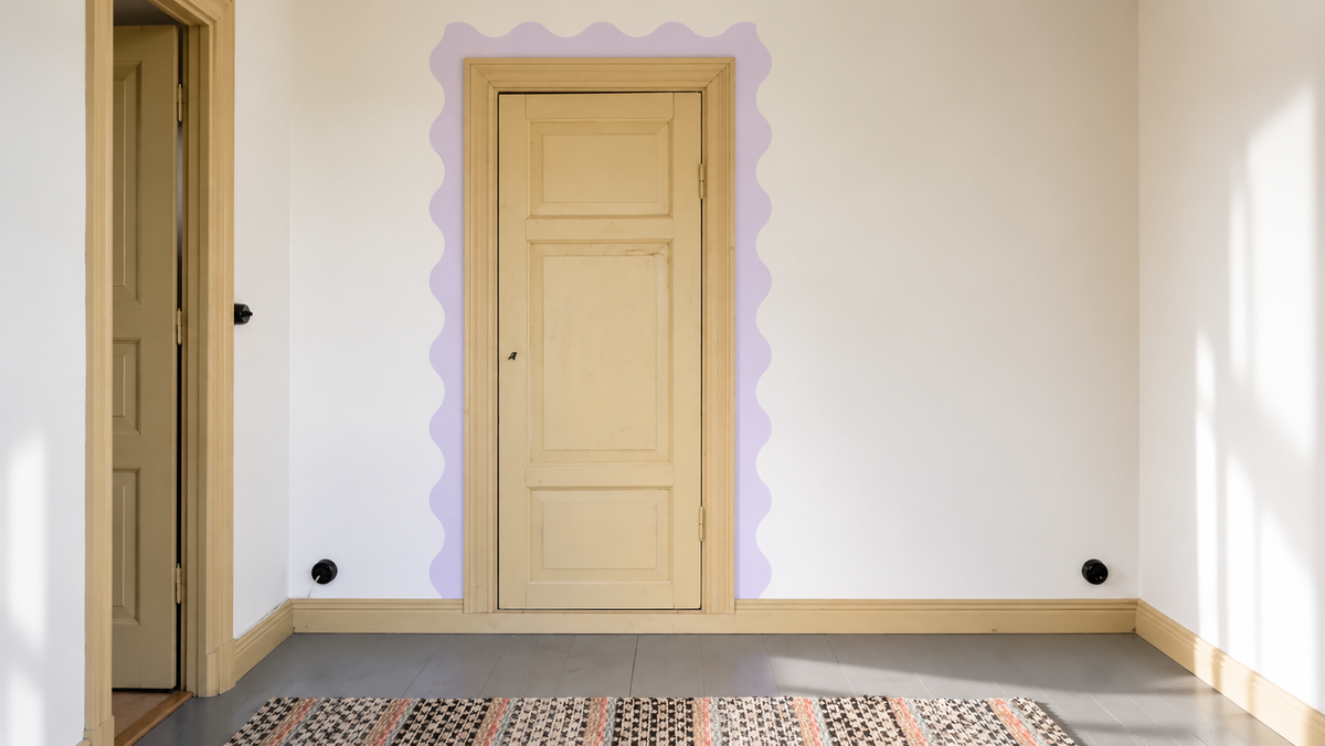 Border Waves Pale Lavender
