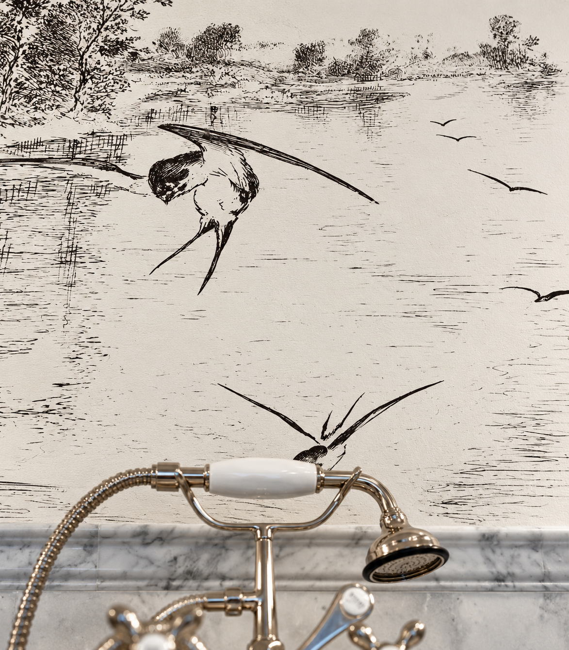 Carta da parati Swallow