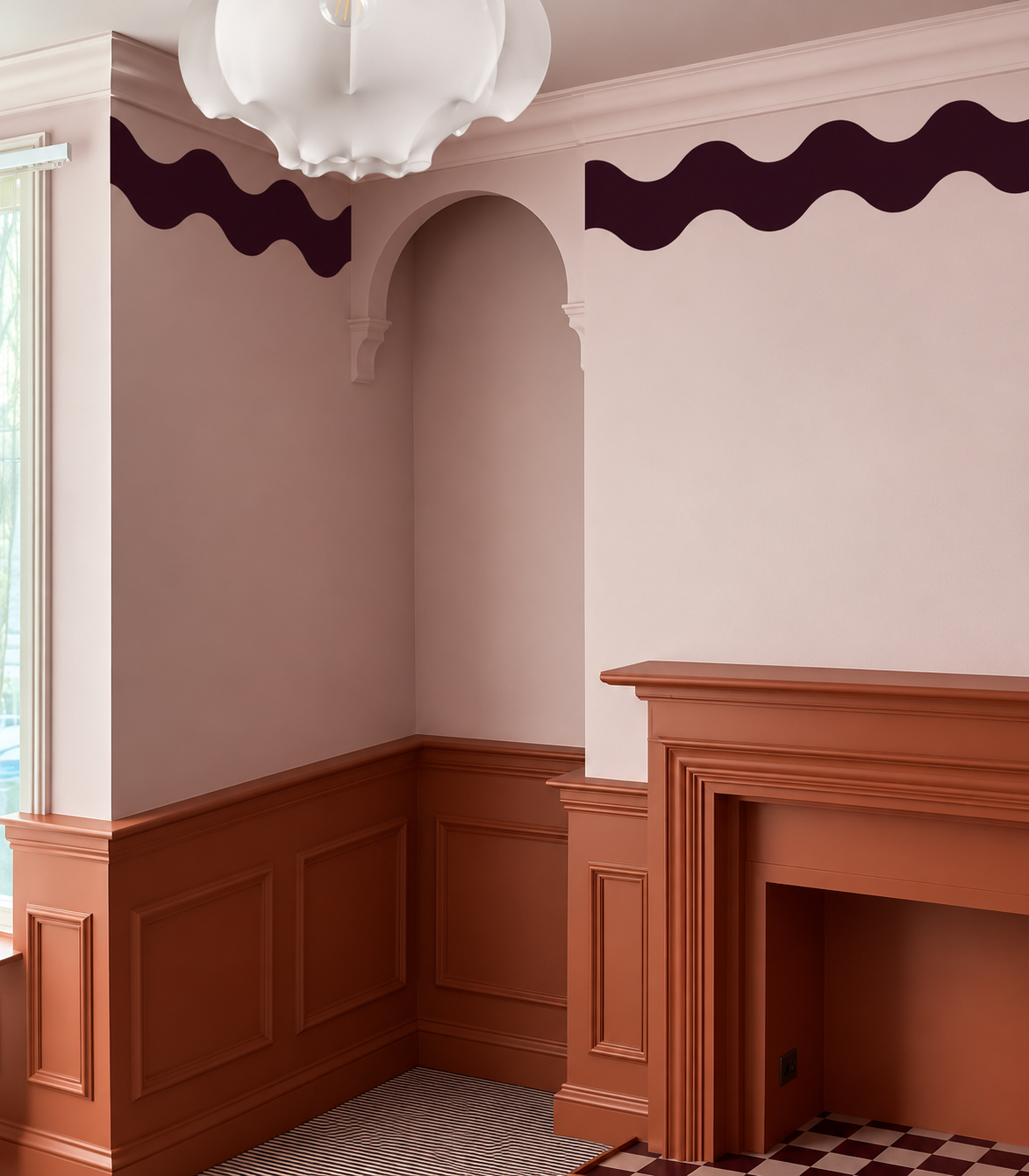 Border Double Wave Plum Wine