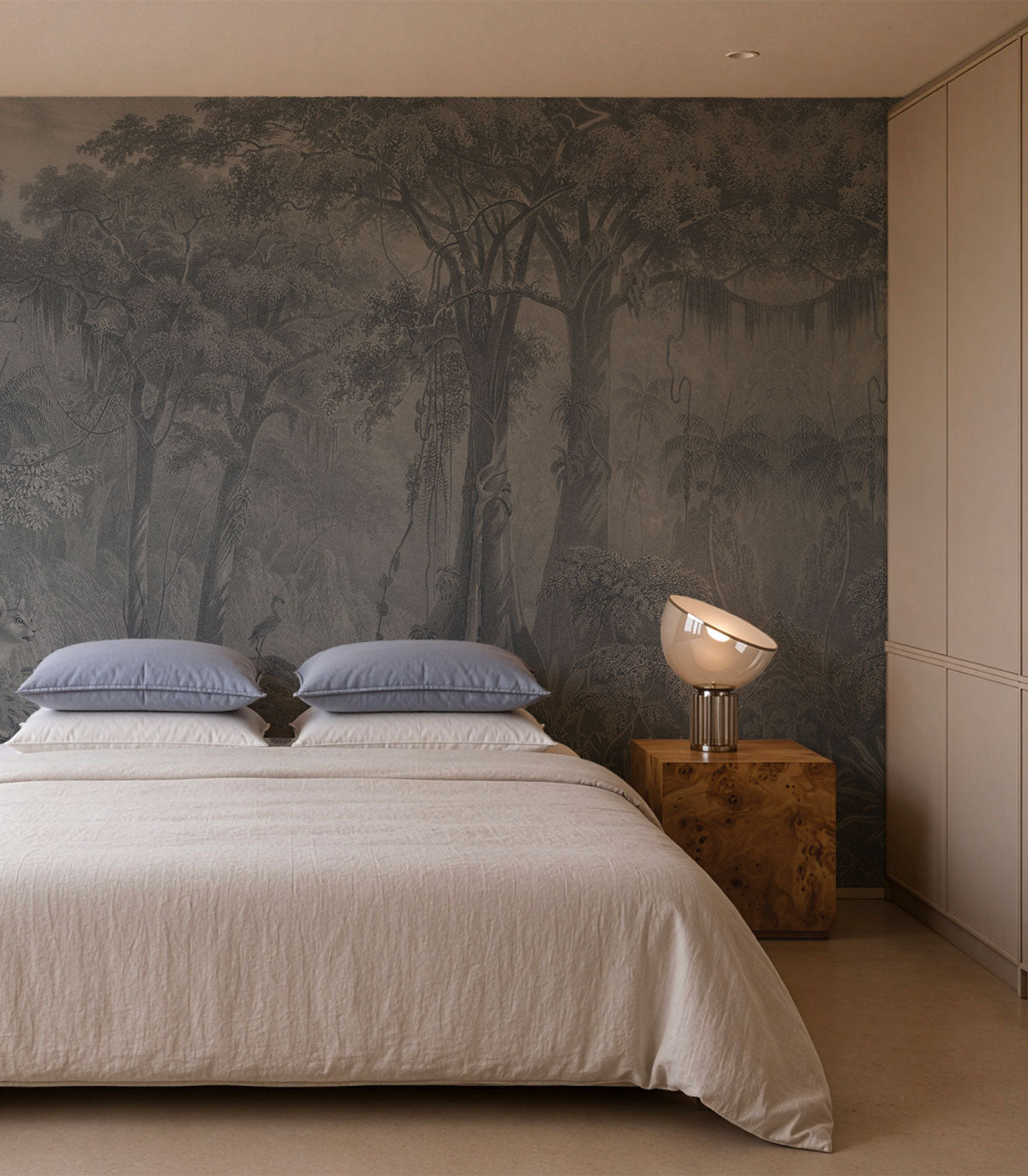 Wallpaper Jungle Cat Blue