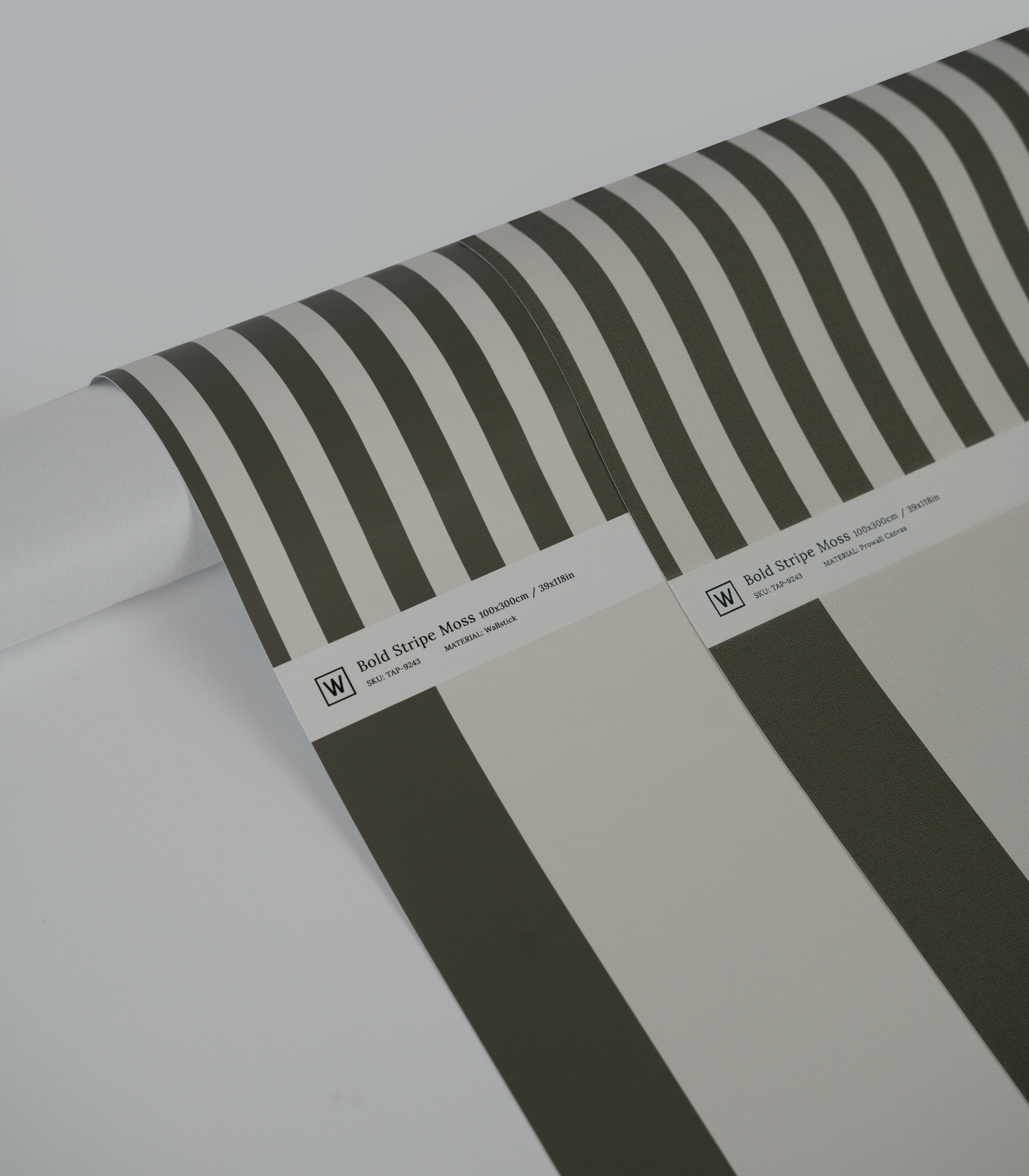 Tapete Bold Stripe Moss