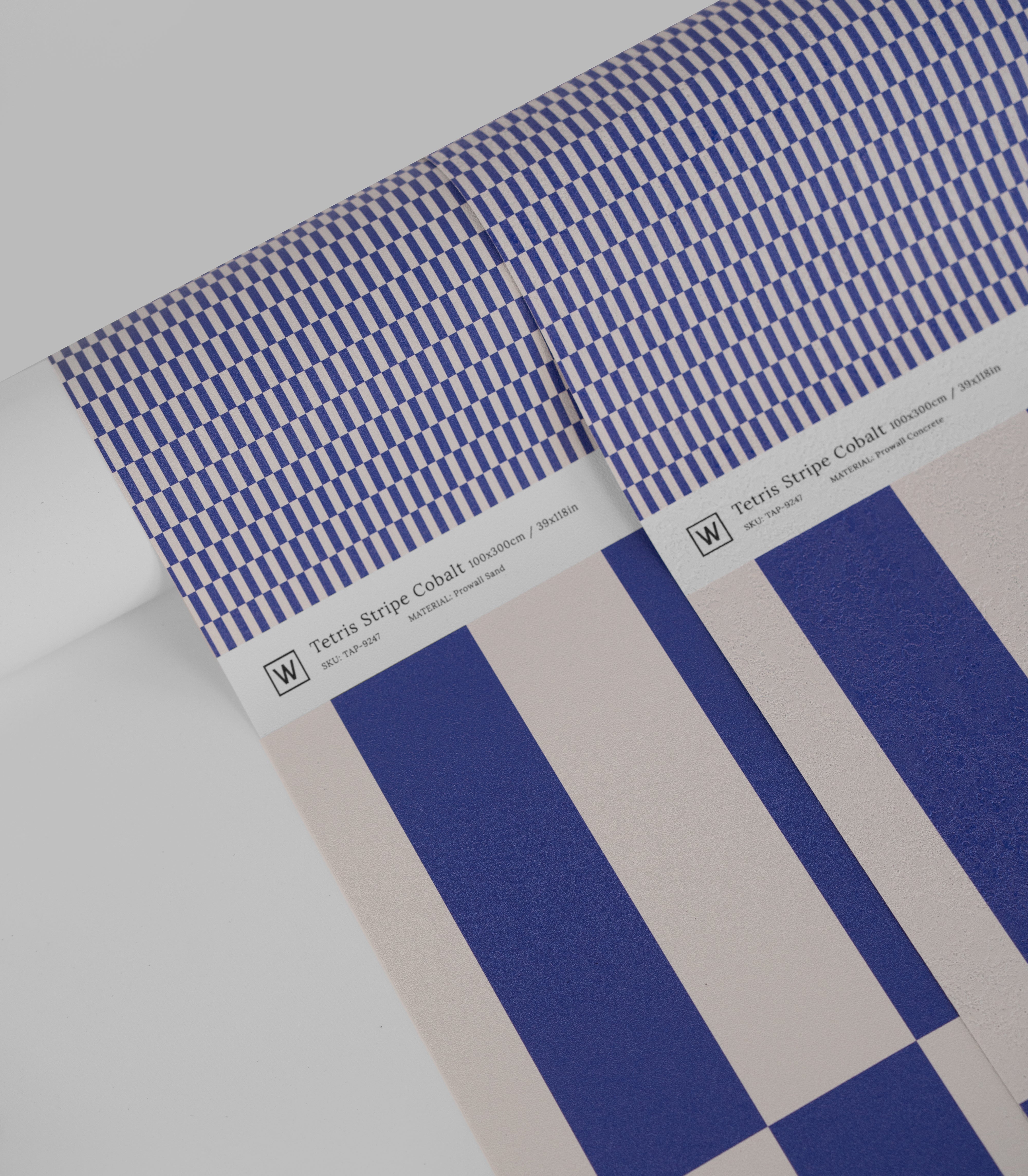 Tapete Tetris Stripe Cobalt