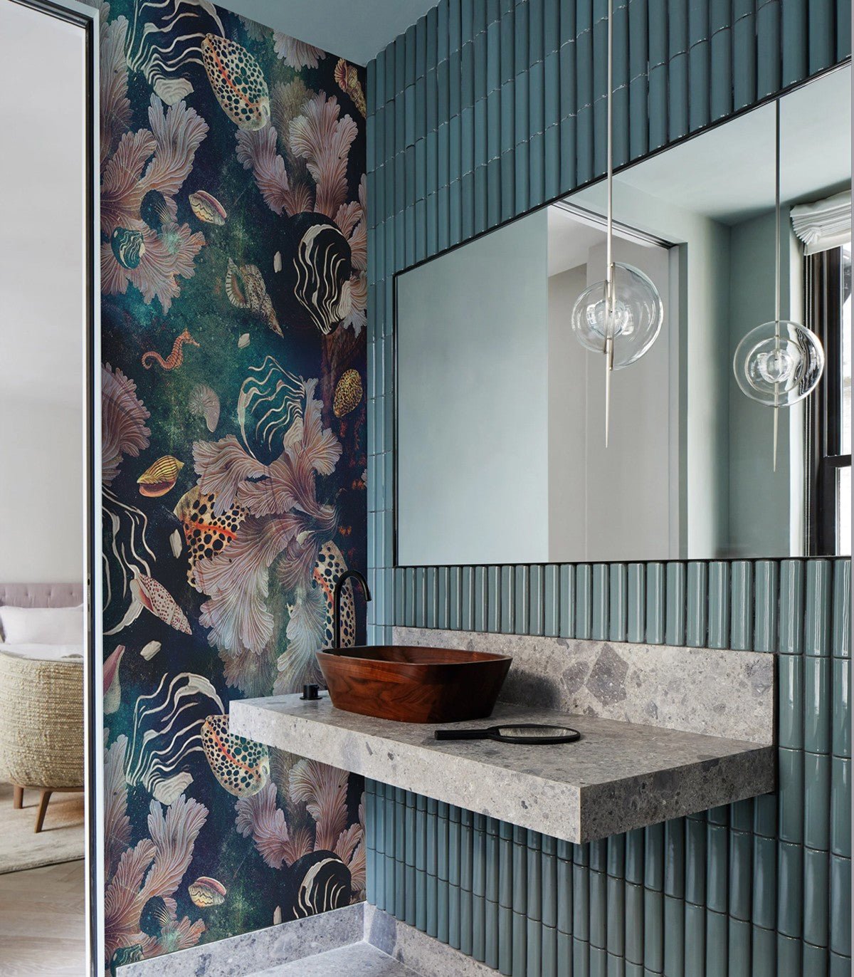 Tapeta Black Sea - Wallcolors®
