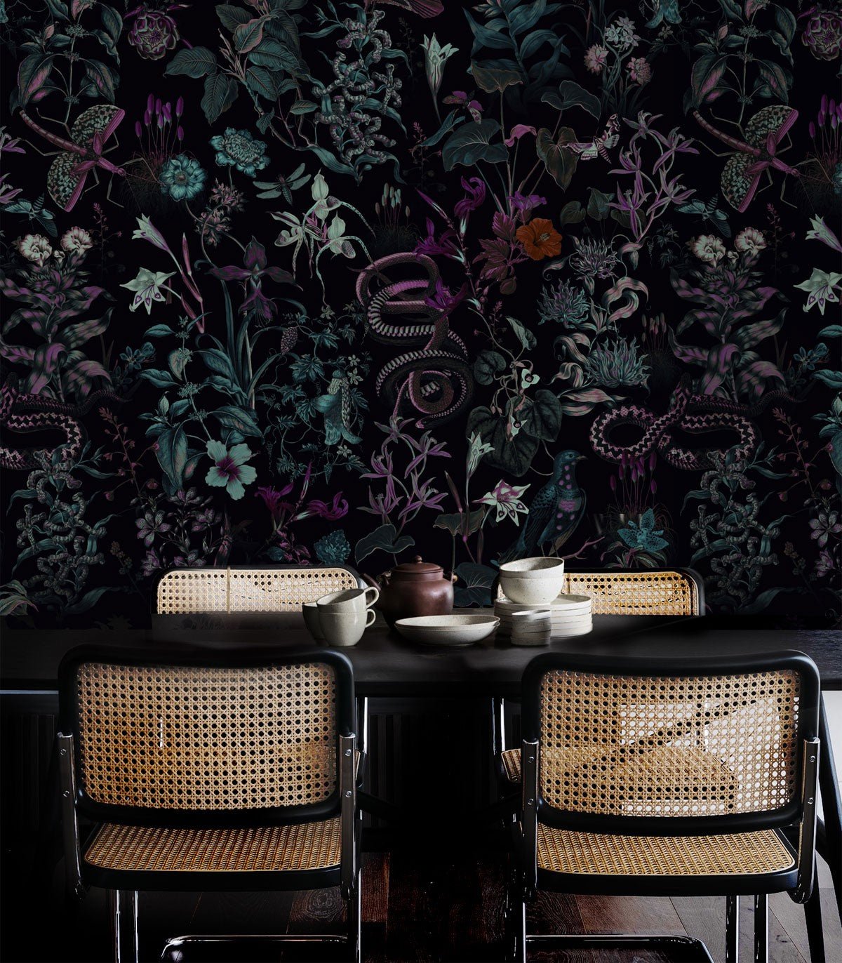 Tapeta Botanic Violet - Wallcolors®