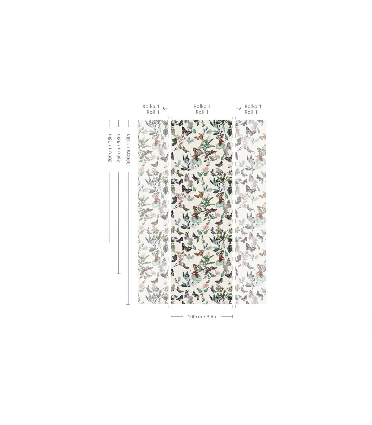 Tapeta Butterfly Rowan - Wallcolors®