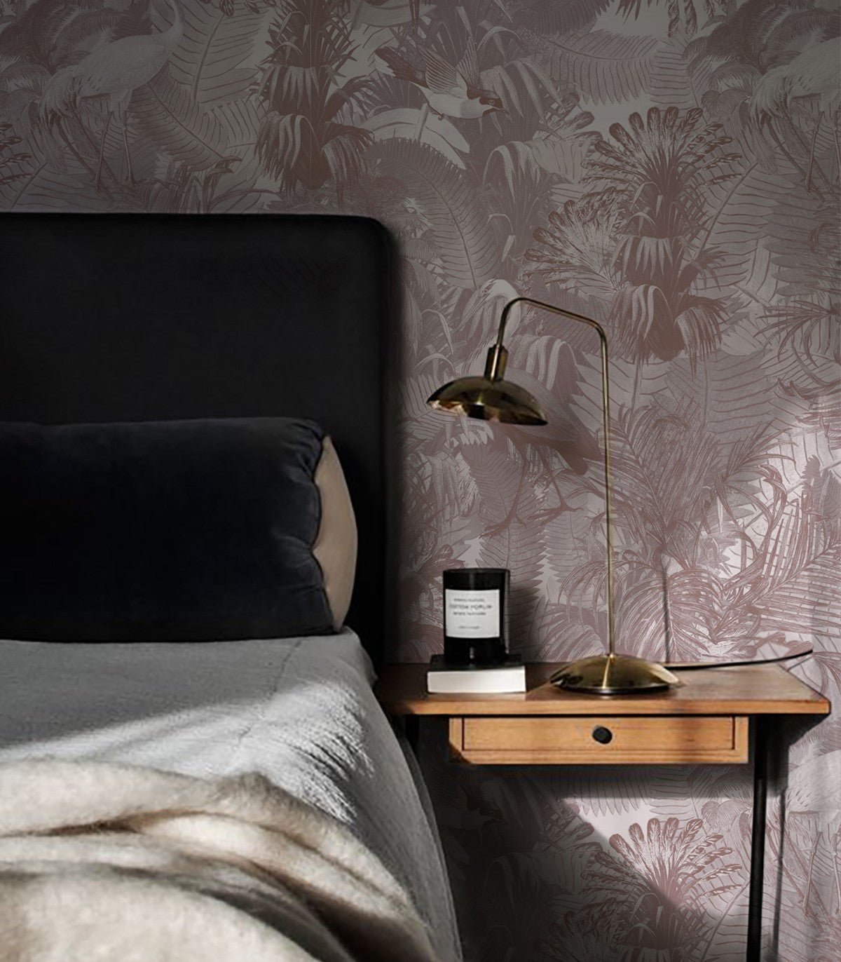 Tapeta Desert Tropics Pink - Wallcolors®