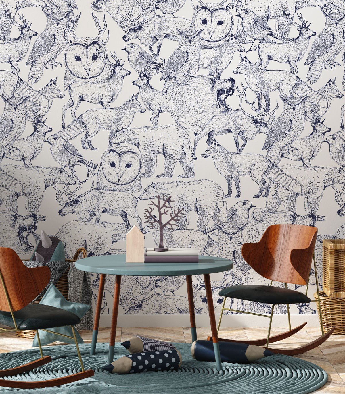 Tapeta Forest Friends - Wallcolors®