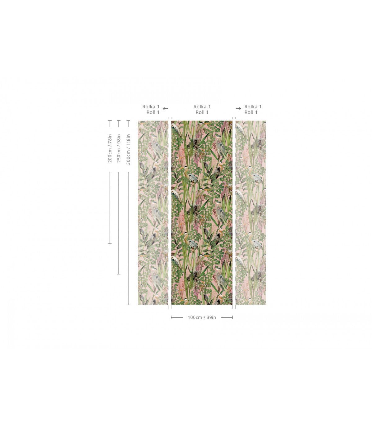 Tapeta Herons - Wallcolors®