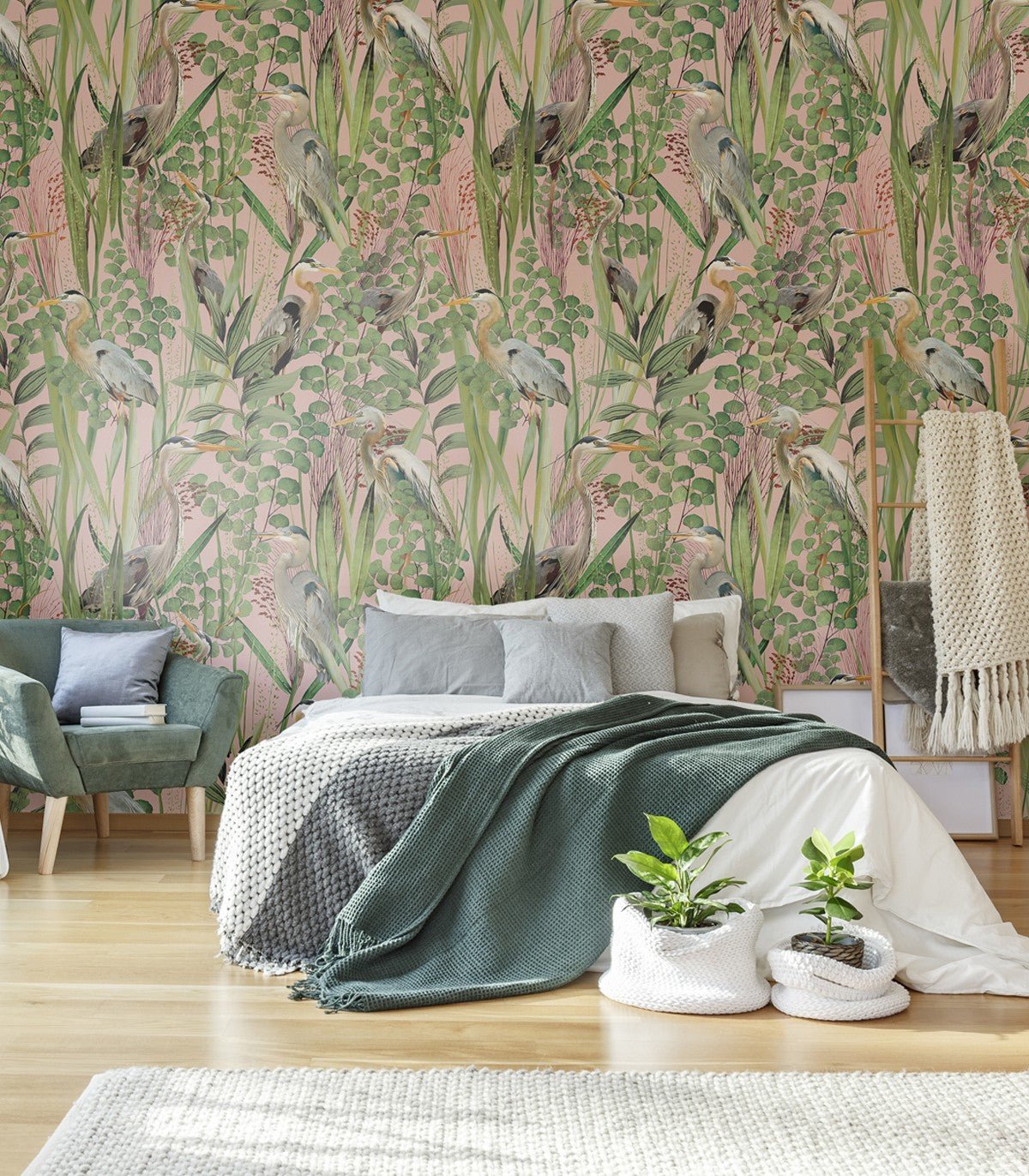 Tapeta Herons - Wallcolors®