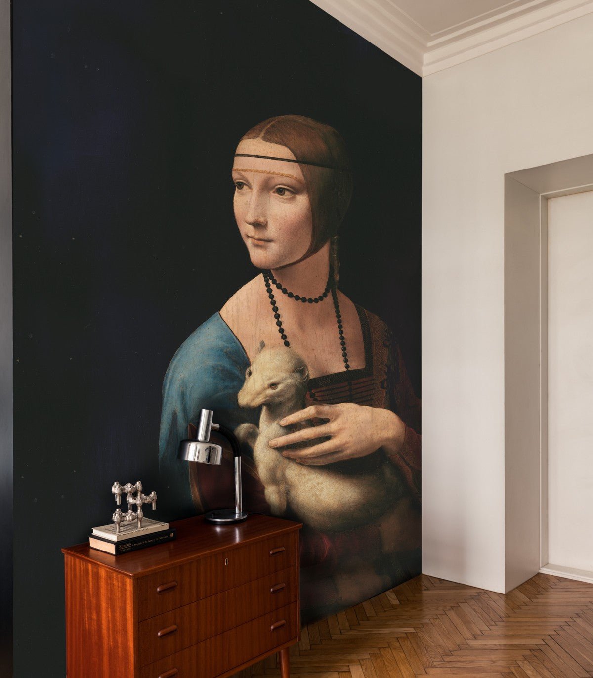 Tapeta Lady with an Ermine - Wallcolors®