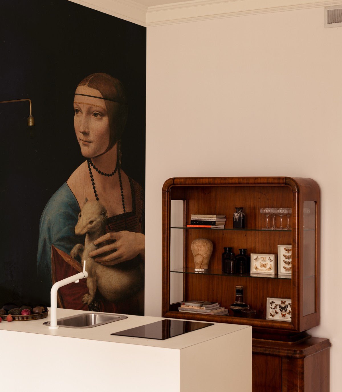 Tapeta Lady with an Ermine - Wallcolors®