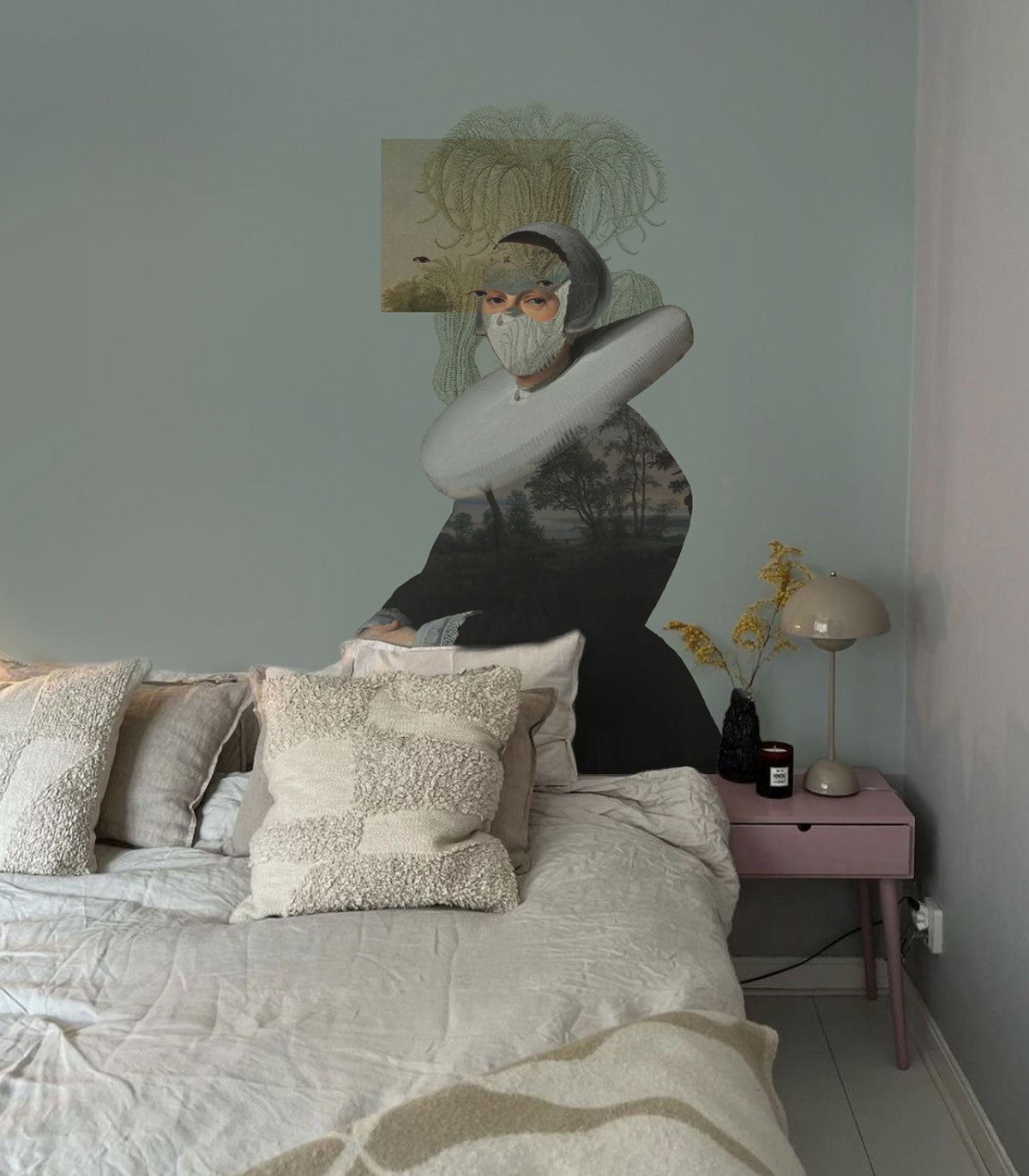 Landschaft Muse Grüne Tapete