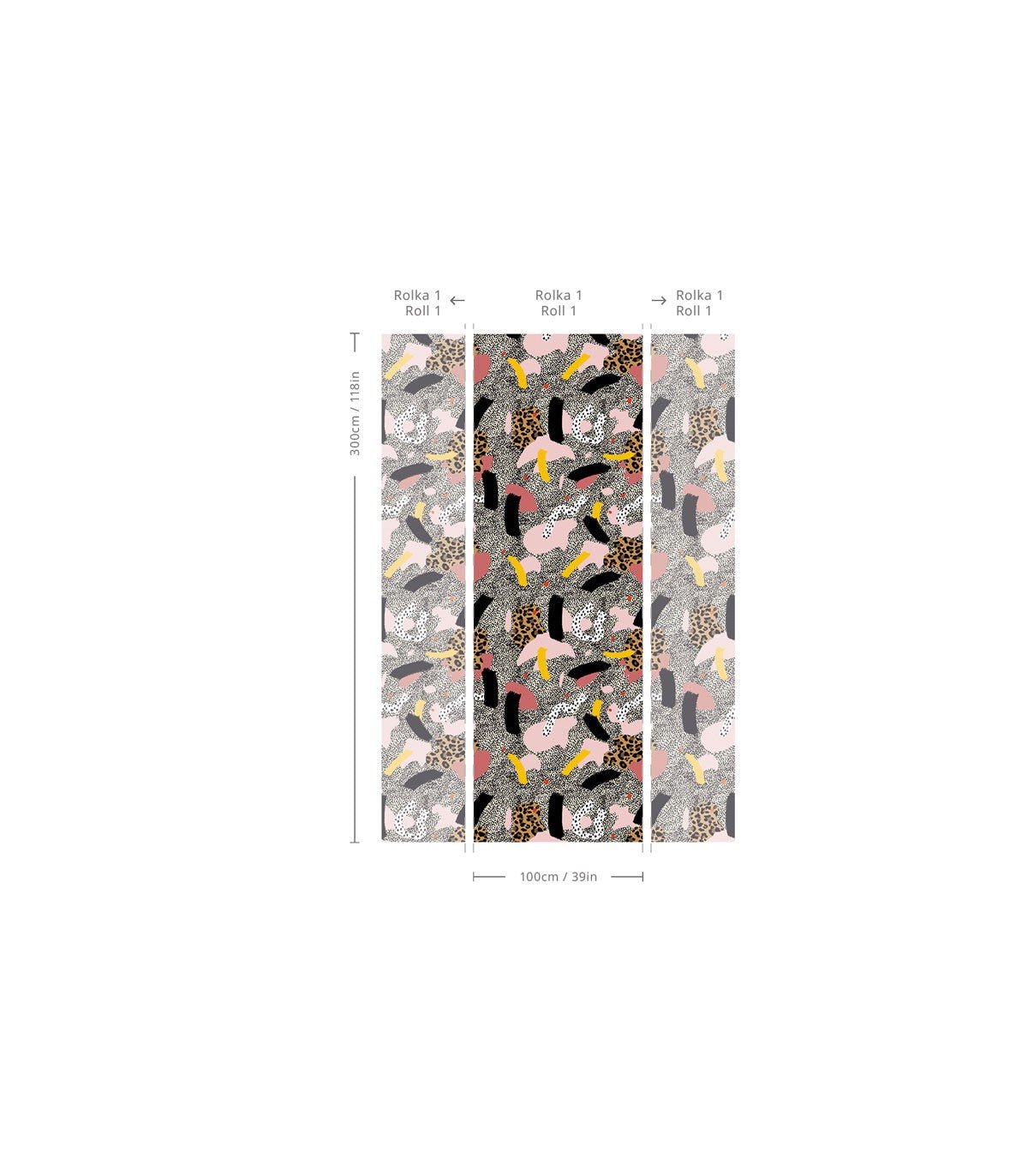 Tapeta Modern Brush - Wallcolors®