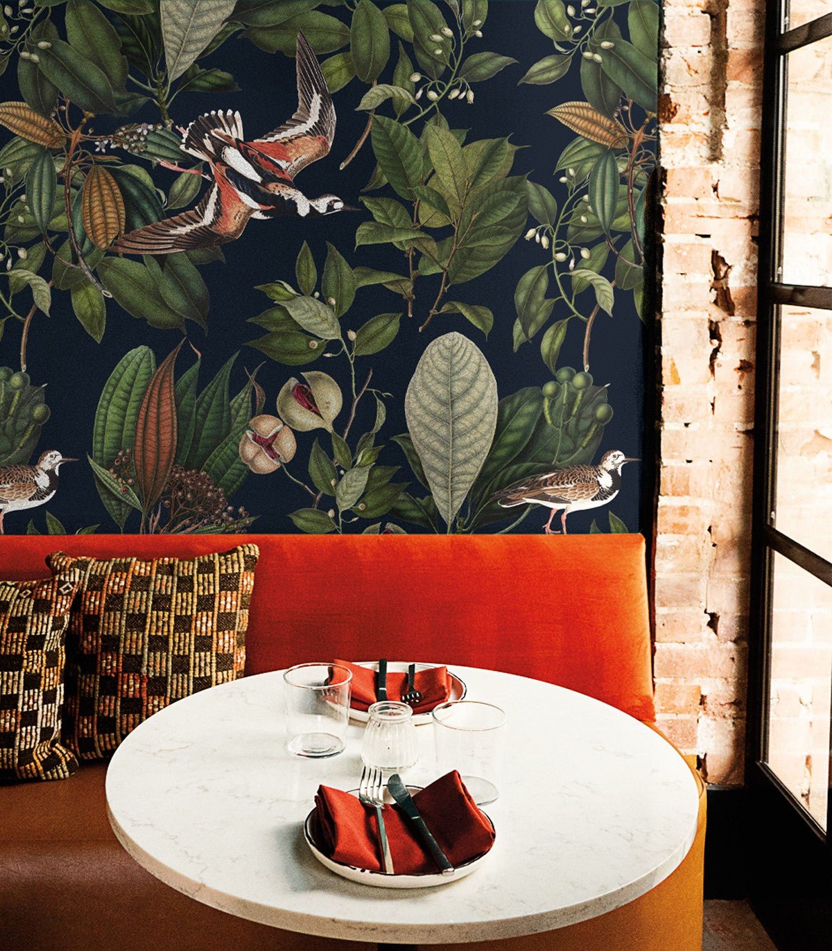 Tapeta Orange bird - Wallcolors®