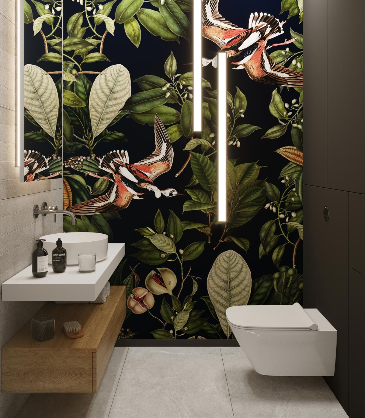 Orange bird wallpaper