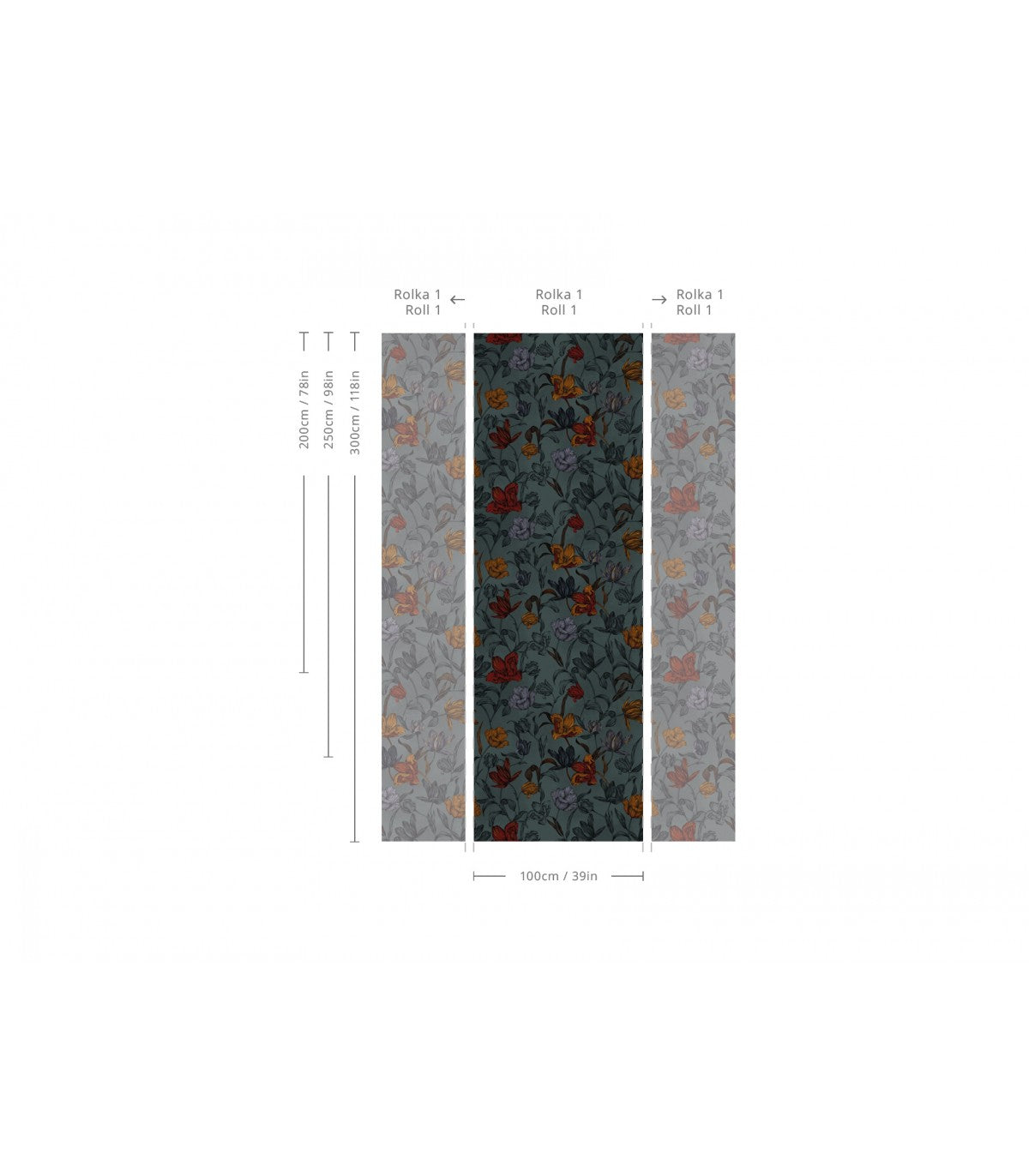 Tapeta Orange flowers