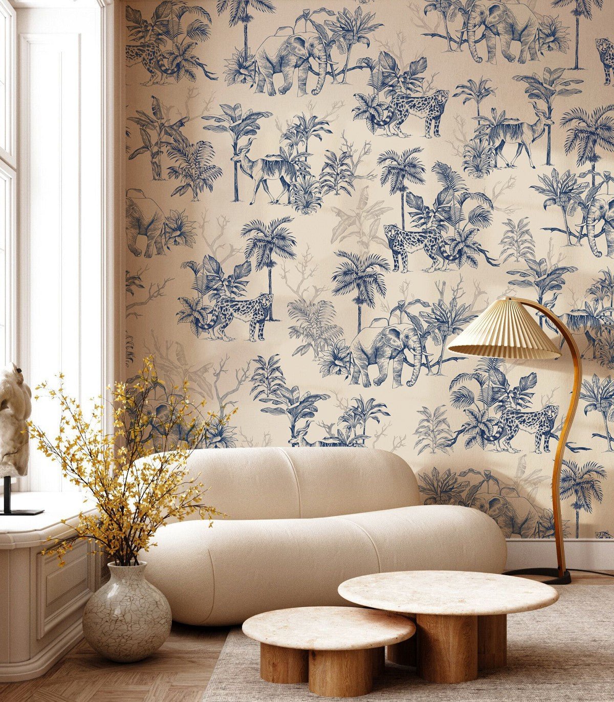 Tapeta Power of Jungle Sepia - Wallcolors®