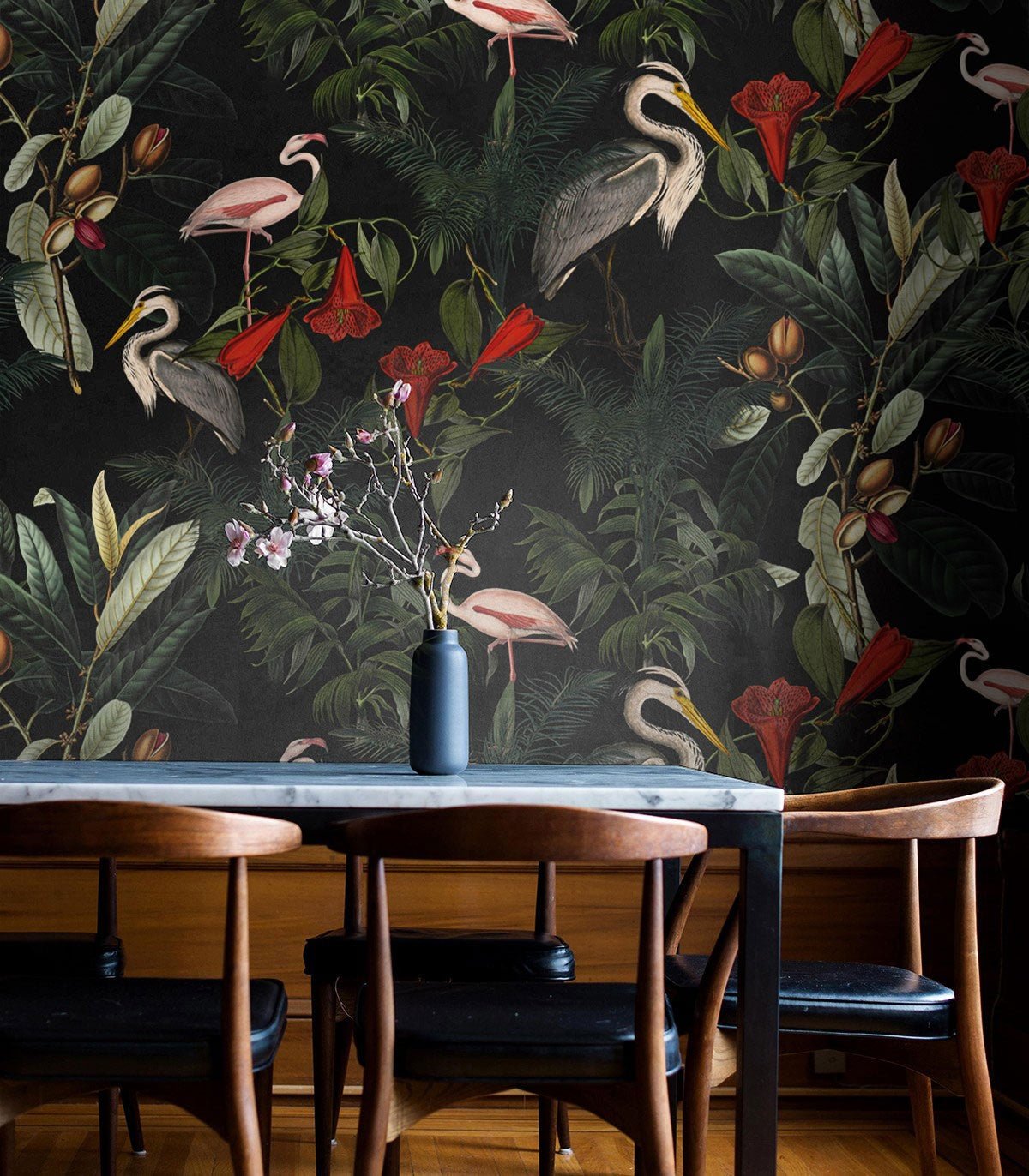 Tapeta Standing Heron - Wallcolors®