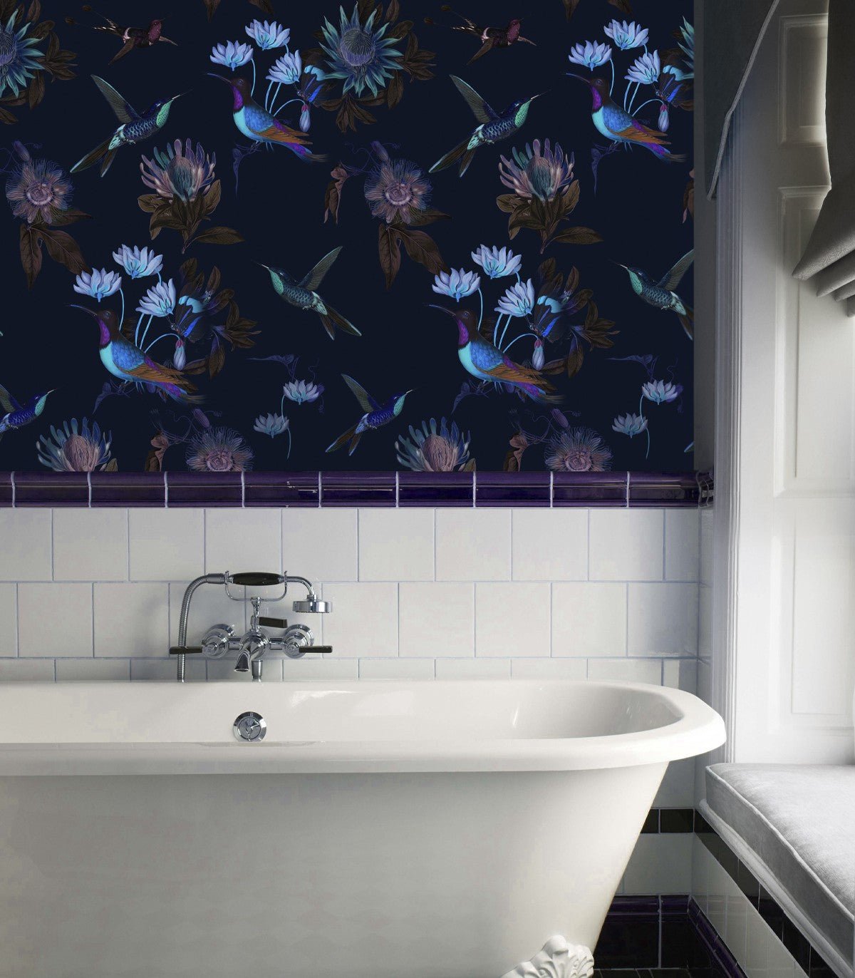 Tapeta Toxic Hummingbirds - Wallcolors®