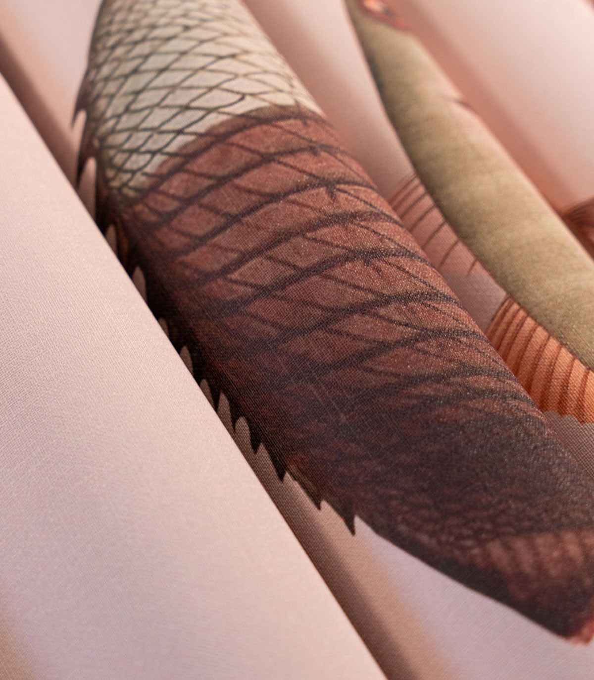 Unter dem Meer Rosa Tapete