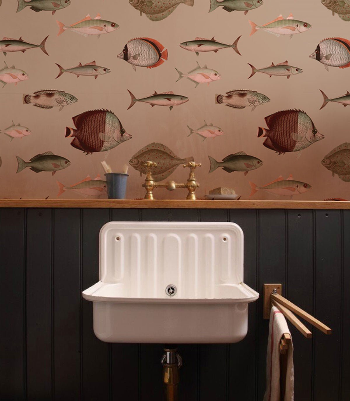 Tapeta Under the Sea Pink - Wallcolors®