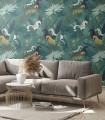 Dream Horses Turquoise wallpaper