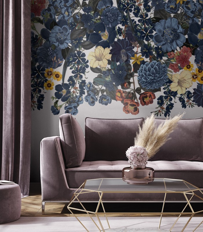 Tapeta Flowery home wide - Wallcolors - Ekskluzywne Tapety