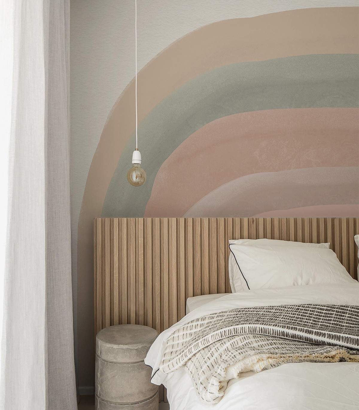 Pastell Regenbogen Tapete - Wallcolors  - Exklusive Hintergrundbilder