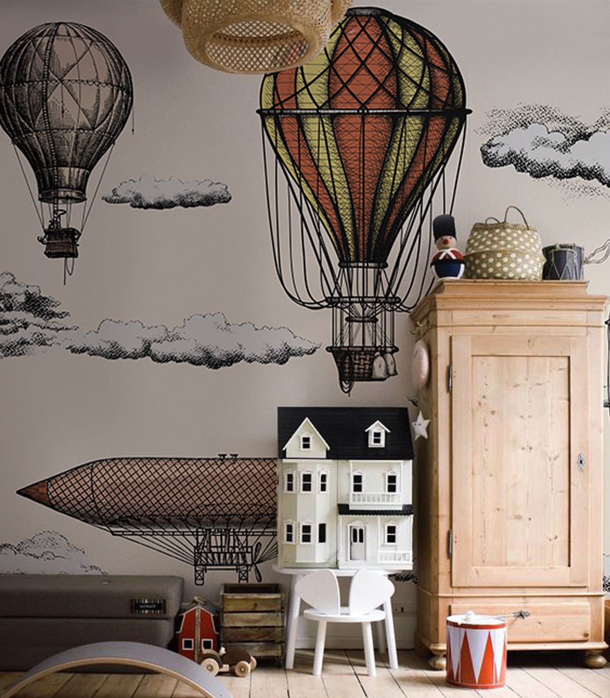 Balloons Tapete - Wallcolors  - Exklusive Hintergrundbilder
