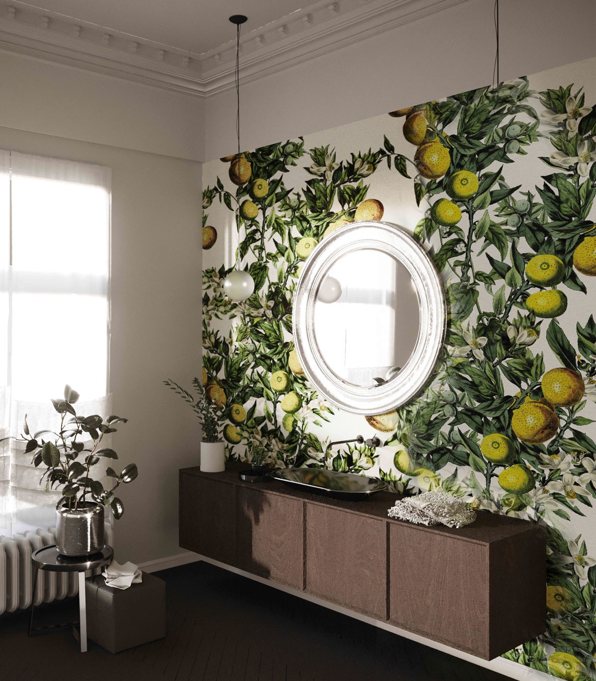 Lemon wallpaper - Wallcolors  - Exclusive Wallpapers