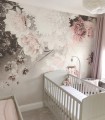 Beige Floral Tapete - Wallcolors  - Exklusive Hintergrundbilder