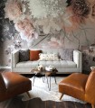 Beige Floral Tapete - Wallcolors  - Exklusive Hintergrundbilder