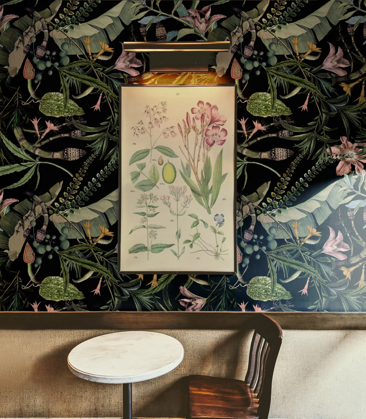 Dark Botanical Wallpaper buy at the best price with delivery  uniqstiq