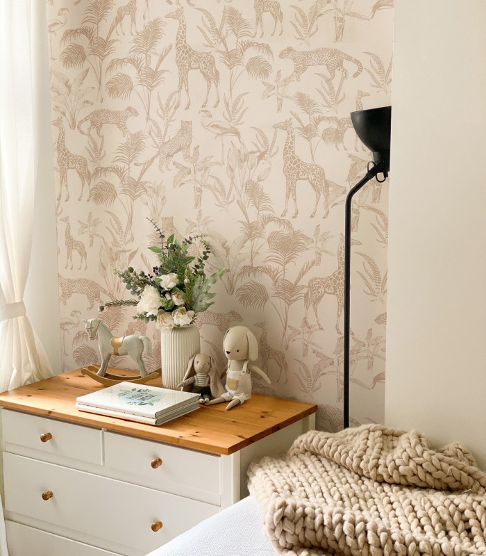 Tapeta Safari Beige - Wallcolors - Ekskluzywne Tapety