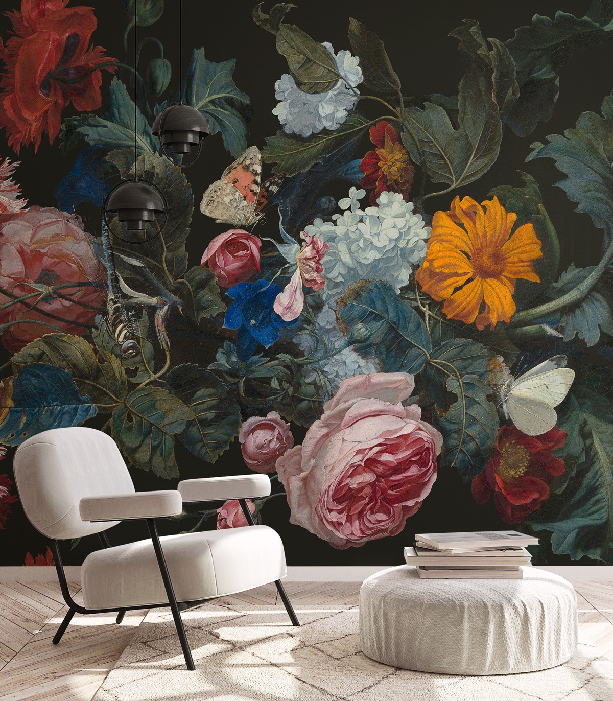 Amazon.com: floral wallpaper: Home & Kitchen | Floral wallpaper bedroom, Floral  wallpaper, Peony wallpaper