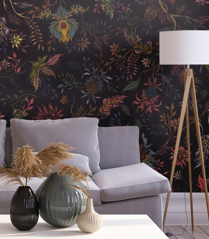 Tapeta Night Flowers - Wallcolors - Ekskluzywne Tapety