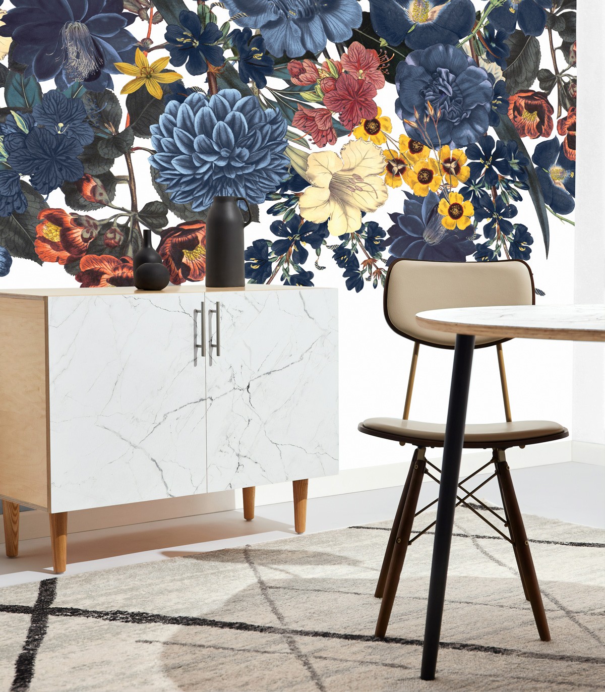 Tapeta Flowery home wide - Wallcolors - Ekskluzywne Tapety