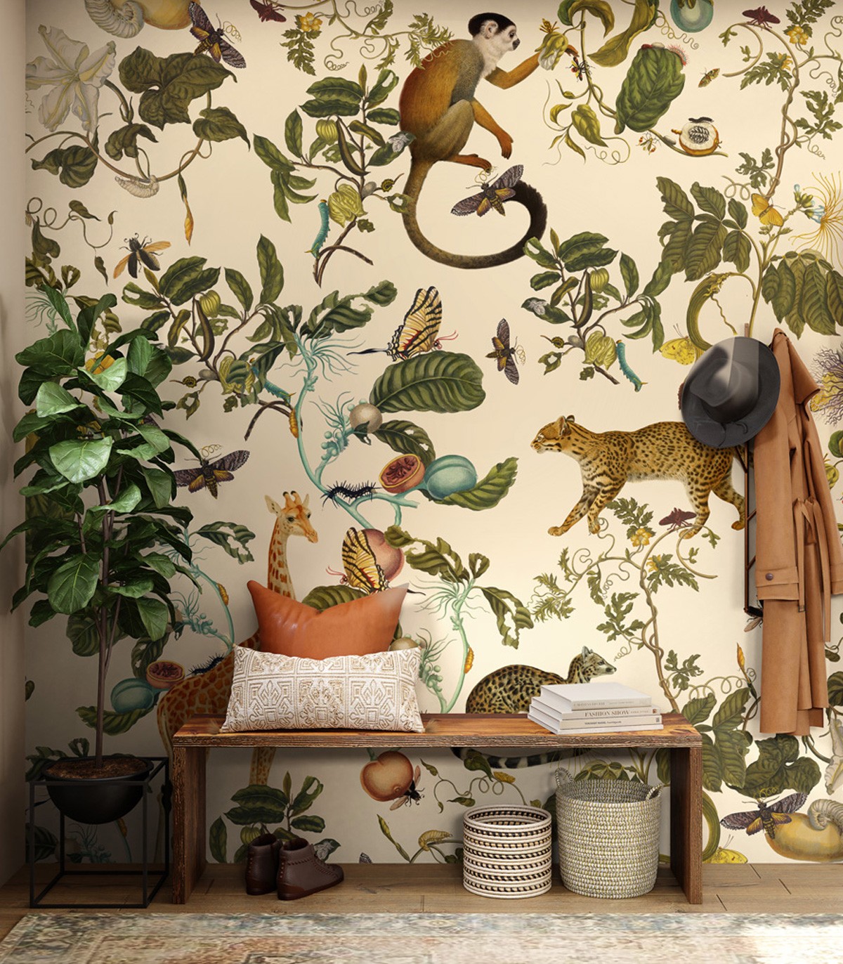 Funny Jungle Tapete - Wallcolors  - Exklusive Hintergrundbilder