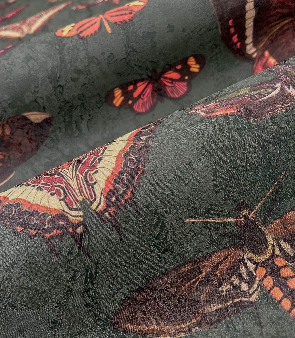 Tapeta Butterflies Vert - Wallcolors - Ekskluzywne Tapety