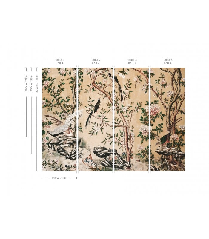 Tapeta Chinoiserie - Wallcolors - Ekskluzywne Tapety