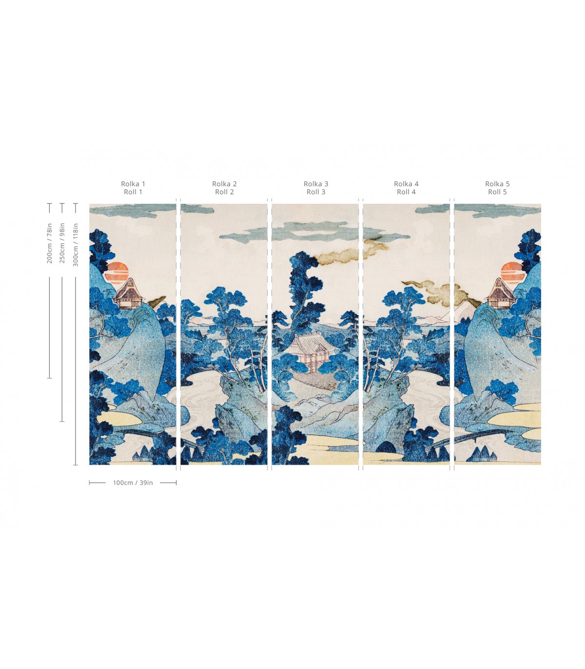 Japanese Tapete - Wallcolors  - Exklusive Hintergrundbilder