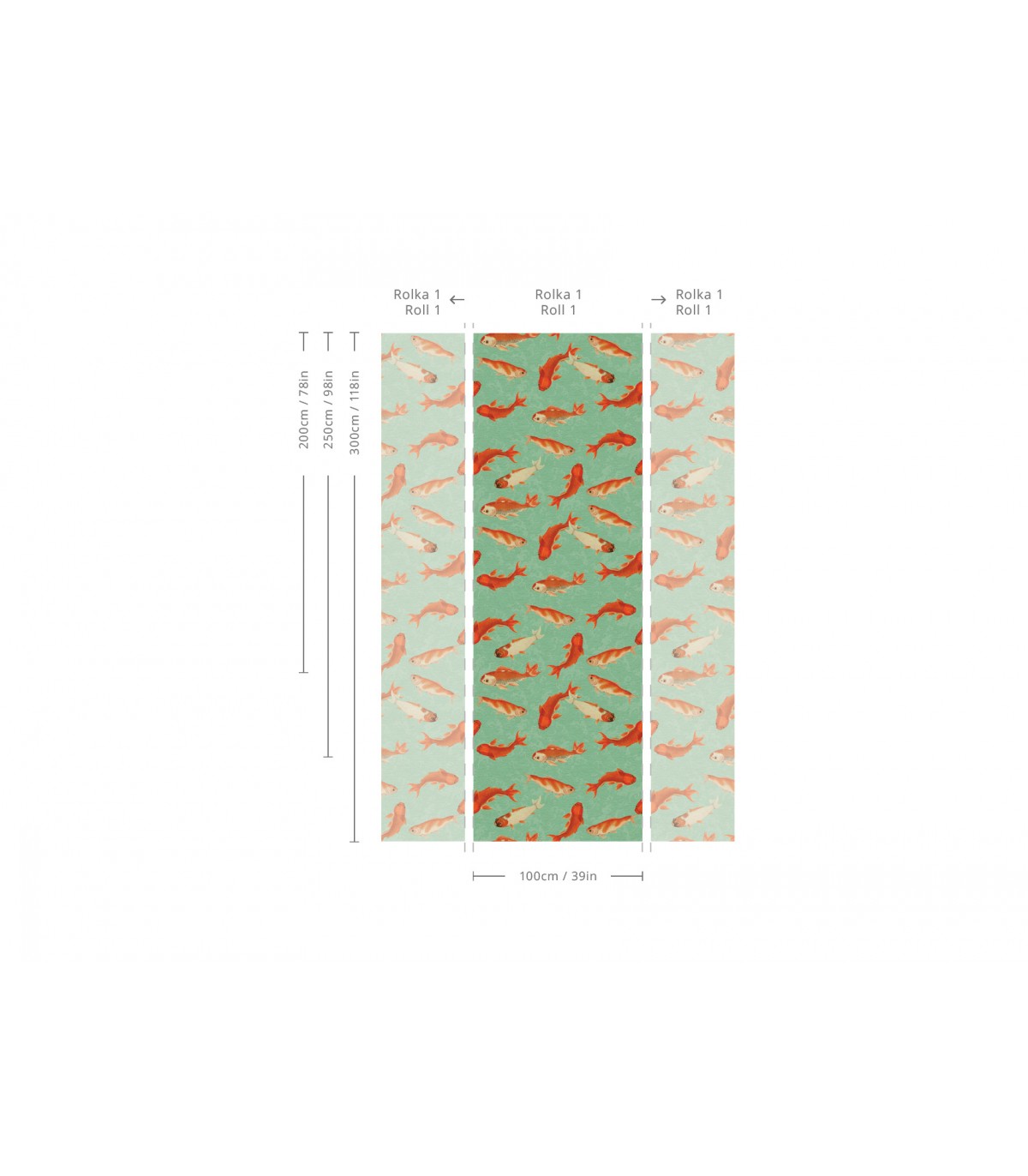 Koi Tapete - Wallcolors  - Exklusive Hintergrundbilder