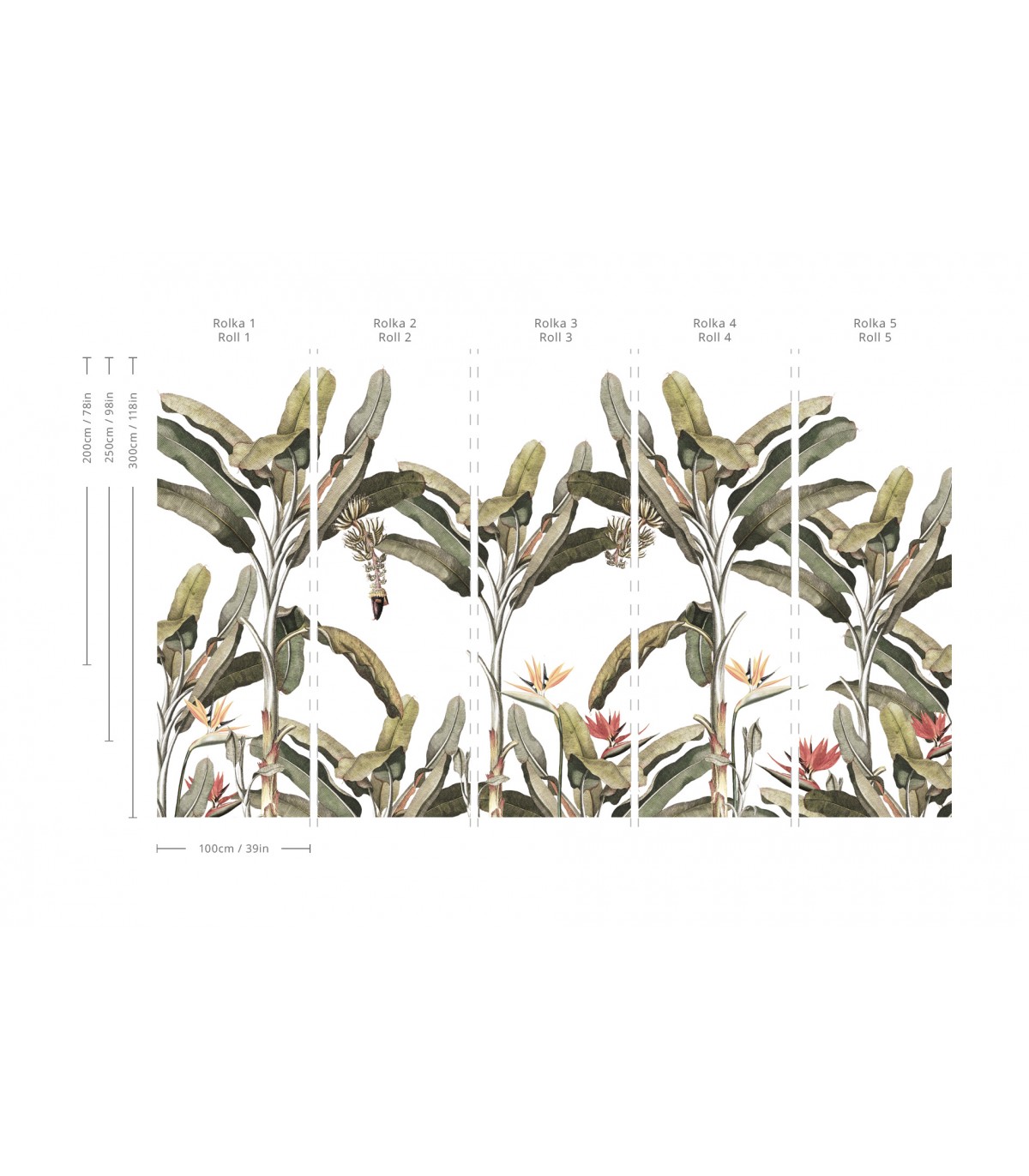 Tapeta Palm Forest - Wallcolors - Ekskluzywne Tapety