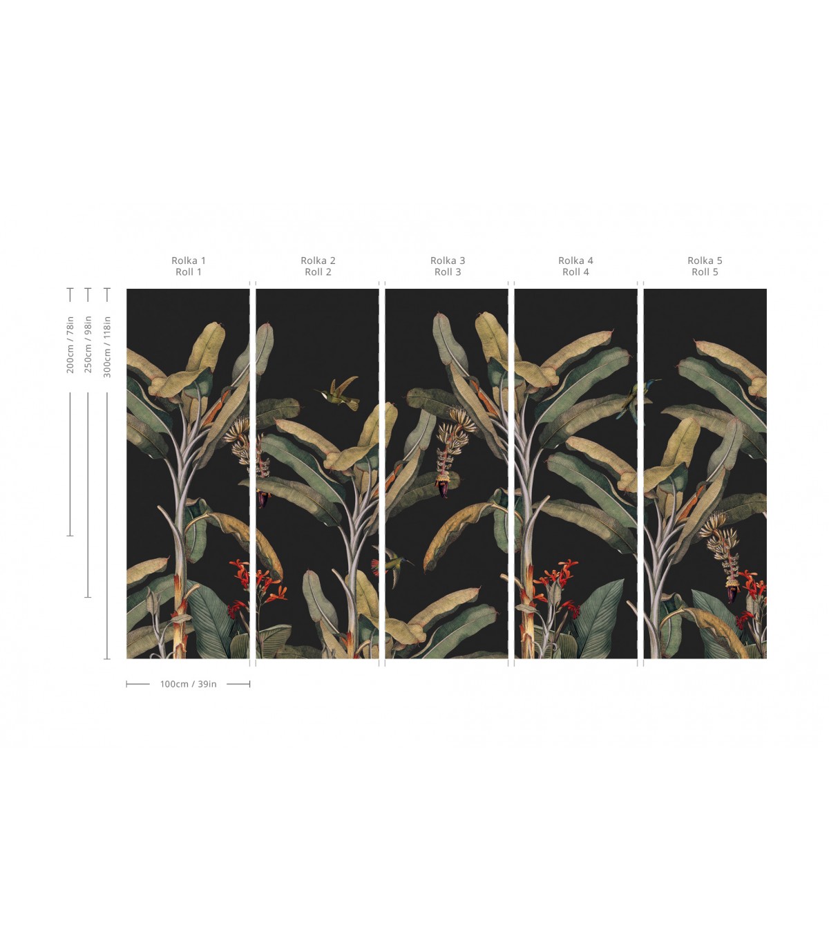 Palms Tapete - Wallcolors  - Exklusive Hintergrundbilder