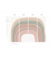 Pastel Rainbow Wallpaper - Wallcolors  - Exclusive Wallpapers